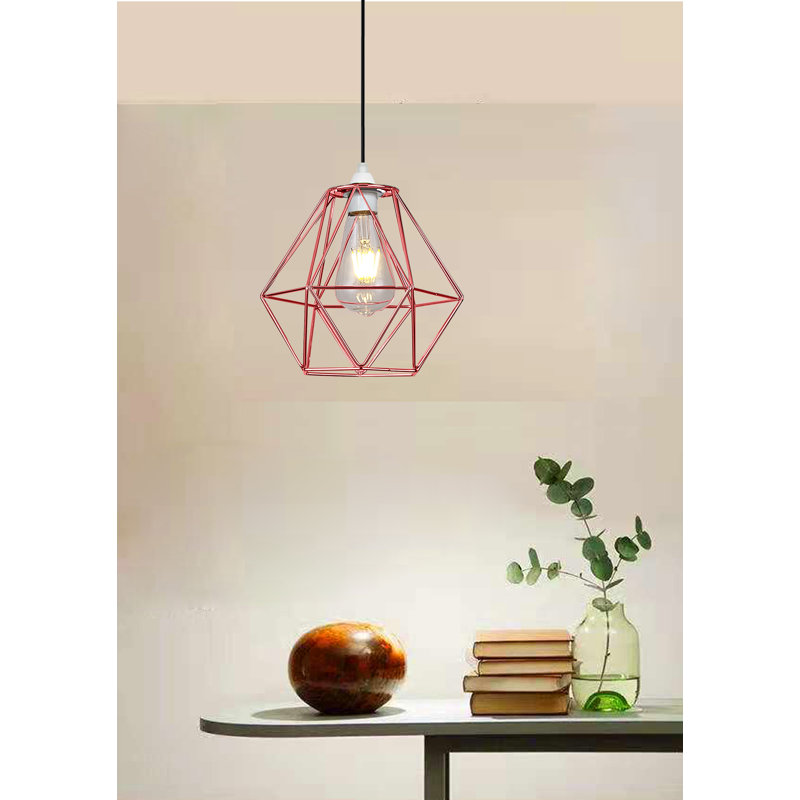20cm H x 22cm W Metal Novelty Pendant Shade ( Screw On ), Polished Copper