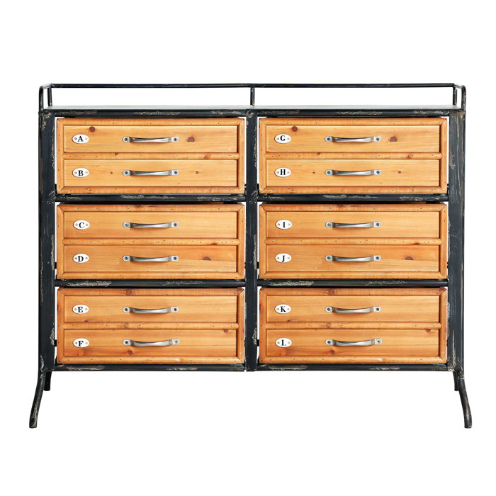 Williston Forge Mersinlik 6 - Drawer Chest of Drawers | Wayfair.co.uk