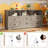 6 Drawer Dresser for Bedroom with Power Outlets & LED Light, Slim Wooden Chest of Drawers with Open Shelf-1171600260