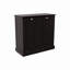 Armoire de trieur de linge inclinable à deux compartiments