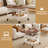 Torron Manufactured Wood Coffee Table with Casters -110997670
