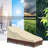 Heavy-Duty Outdoor Waterproof Furniture Cover With Asymmetrical Design, Beige (168 X 90 X 84/38 Cm)