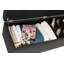 Banc de rangement à couvercle rabattable en tissu d'ameublement Lalonde-29620457-31230749