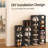 Small Shoe Rack, 8 Tiers Stackable Shoe Rack For Closet DIY Free Standing Shoe Organizer Vertical Shoe Rack For Small Spaces And Narrow Spaces, Plastic
