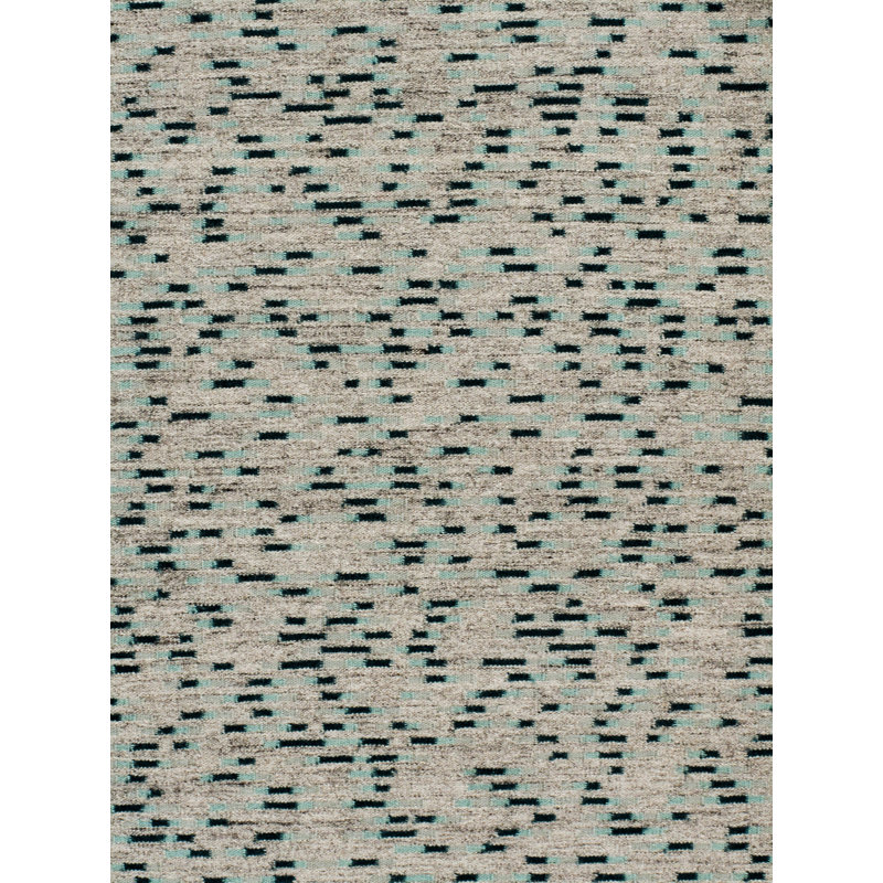 Polka Dots Area Rug in Aqua/Green
