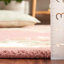 Tapis rose / ivoire en laine / coton touffeté à la main Stenberg-708040009