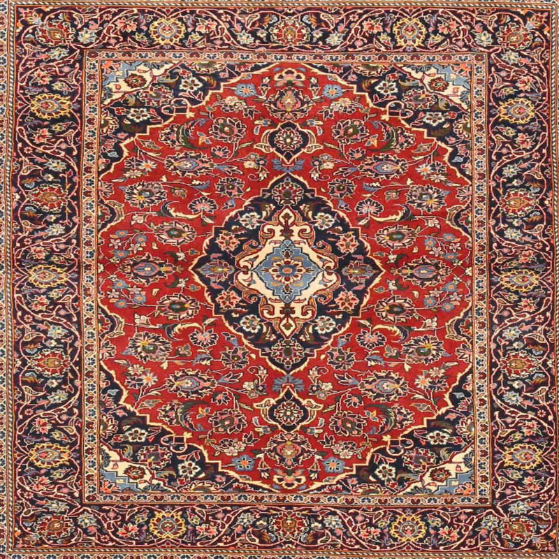 Dabirvaziri Oriental Indoor Rug, Square 6'