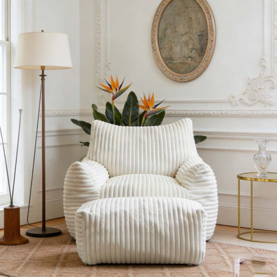 Sofa Chair with Ottoman by Latitude Run