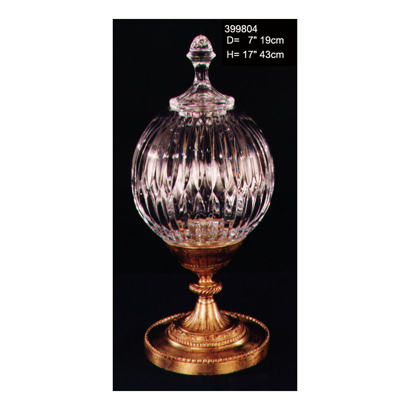 Metal Hurricane, Antique French Gold