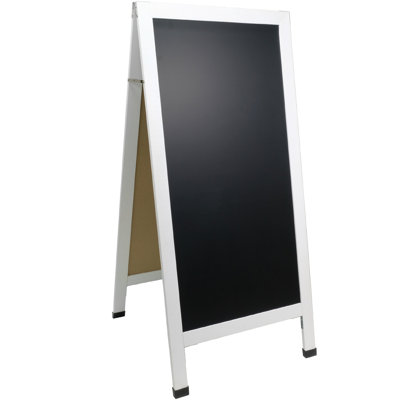 Freestanding Steel Magnetic Chalkboard, Framed Magnetic Board, Black Magnetic Board for Home or Office, Easy to Use, Durable, and Versatile Chalkboard Surface for Notes and Reminders