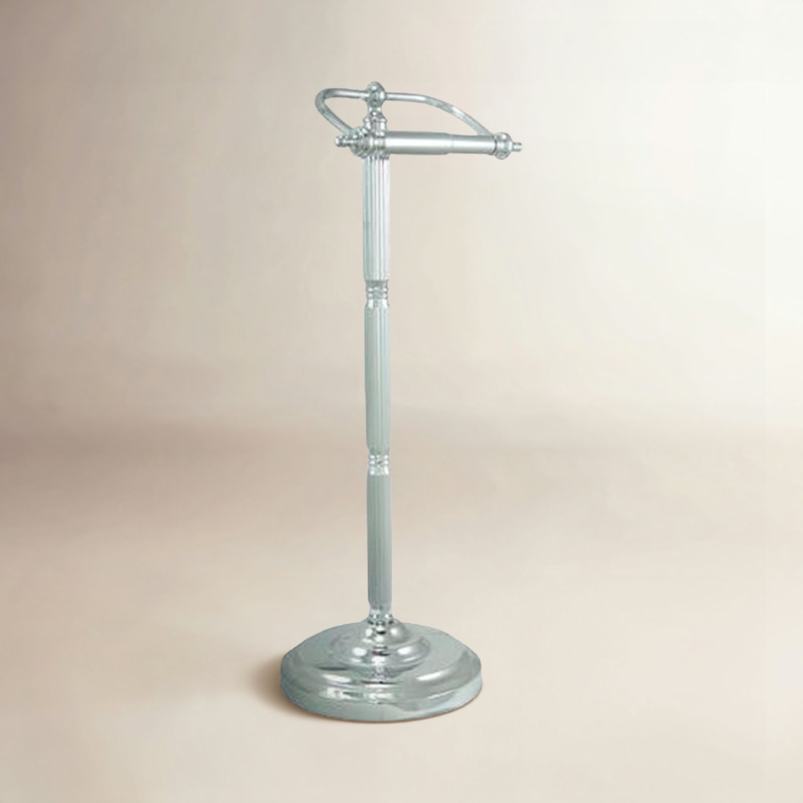 Kingston Brass Georgian Freestanding Toilet Paper Holder, Polished Chrome
