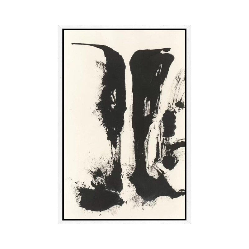 Sumi Waterfall VIew V by Chris Paschke - Gallery-Wrapped Canvas Giclée on Canvas, White Framed, 101.6 cm H x 66.04 cm W