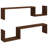 vidaXL Wall Shelves Engineered Wood Living Room Display Shelf Multi Colors