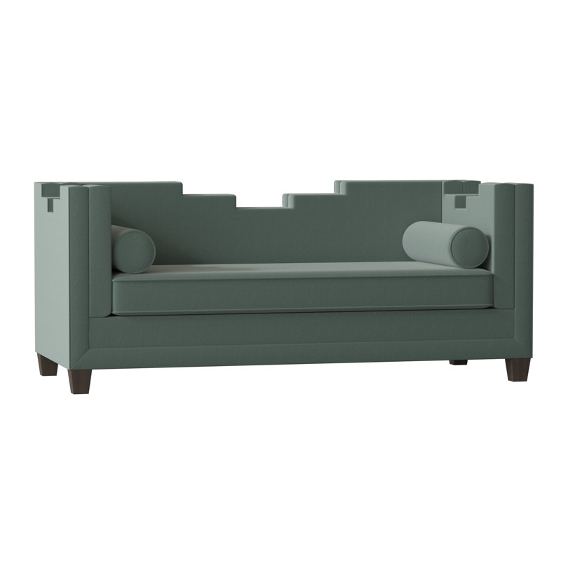 Bella Sofa, Bella Black Performance Velvet, Brown Mahogany