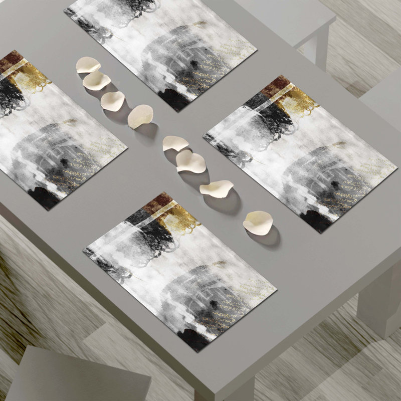 Napperon abstrait en polyester
