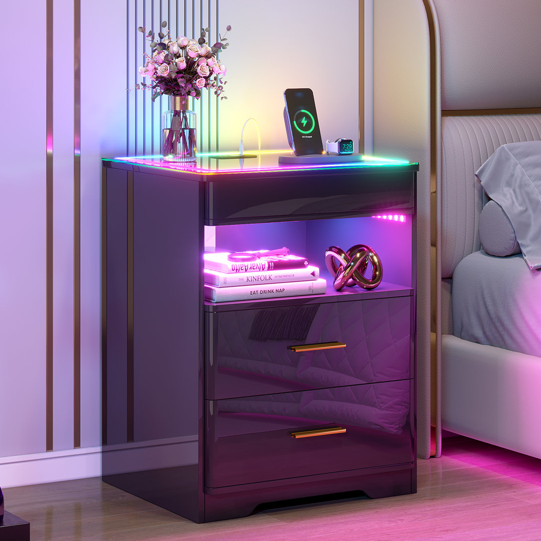 45cm W Bedside Table