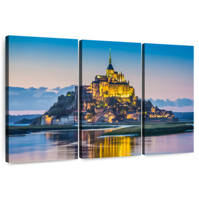 Adella Mont Saint Michel Nightfall