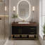 Freestanding Standard Free Standing Single Double Single Vanity Bathroom Vanity With Stone Top
