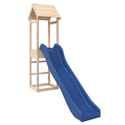 Fulks Freeport Park 64cm W x 232cm D Outdoor Solid Wood Playhouse