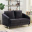 Causeuse en velours chic et moderne-1891616639