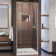 Flex 32" W x 72" H Pivot Frameless Shower Door with Clear Max Technology