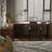 Light walnut L-Shaped Solid Wood desks-107726637