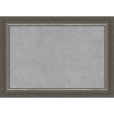 Domus Dark Silver Framed Magnetic Organization Board