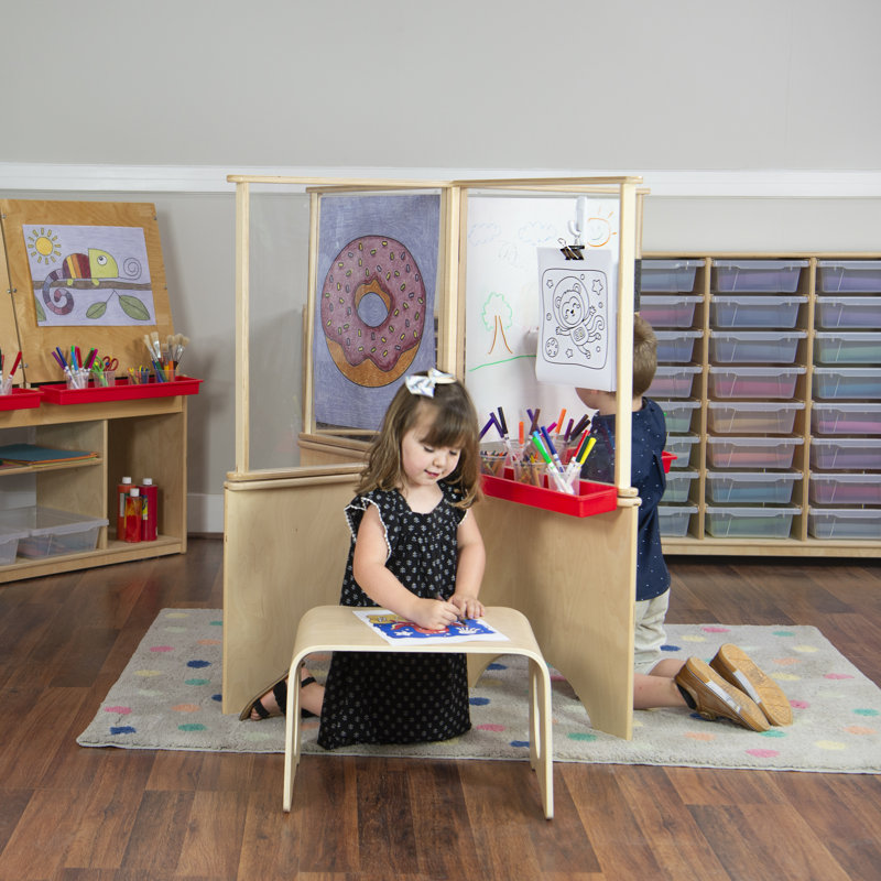 Kids Solid Wood Rectangular Play Or Activity Table