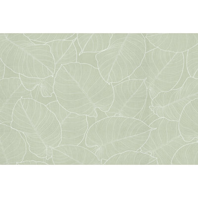 Amaiah Vinyl Machine Printed Area Rug