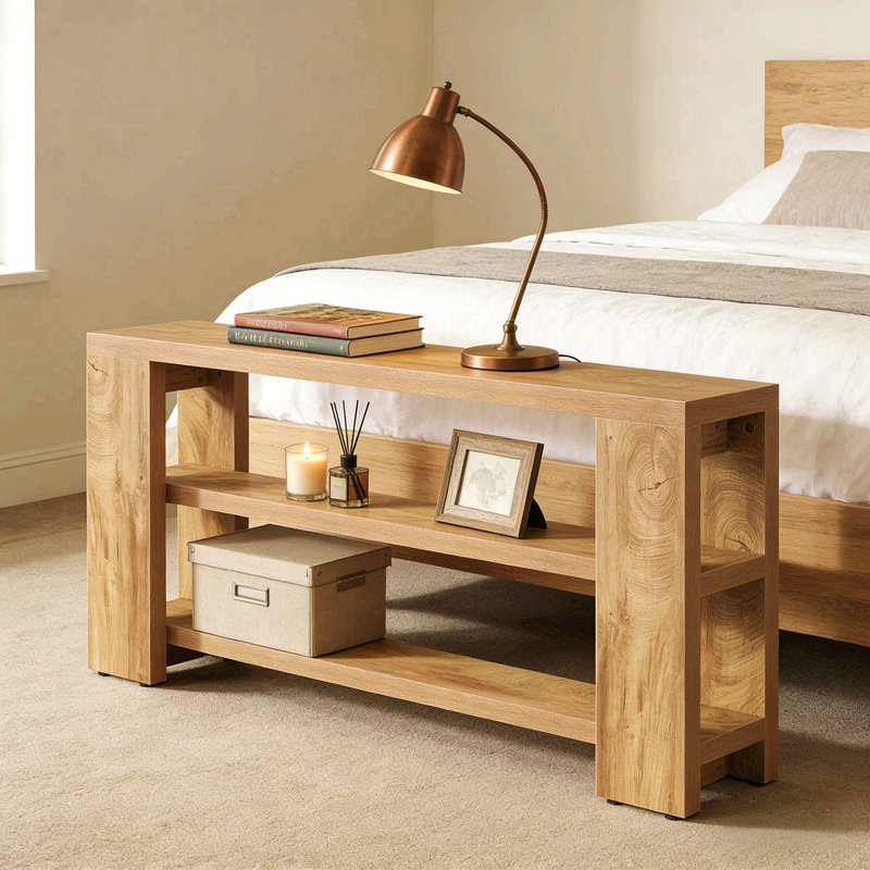 Sofa Table,3-Tier Side Table,Console Table