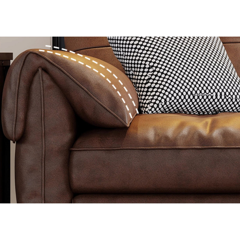 Canapé American Retro, H 33,07 po x l 86,61 po x P 39,37 po, 2