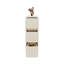 Bedside Table With Three Drawers(15.75*7.87*22.83 In)-857283923