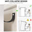 Commode 6 tiroirs, commode moderne en bois avec poignées dorées et espace de rangement-55822222