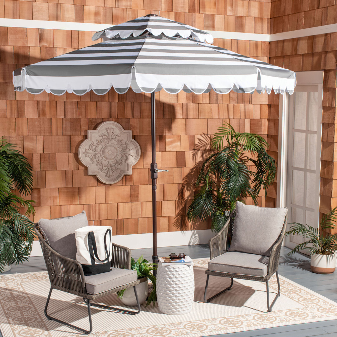 Cheriton 101.2'' Tilt Beach Umbrella Beachcrest Home™ Fabric