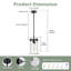 Luminaire suspendu moyen en verre 1 lumière 5,1 "pour évier -132142426-121632945