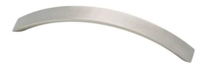 Poignée plate 5 po Modern Collection, Nickel satiné