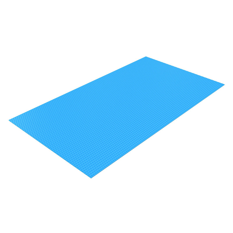 Couverture solaire pour piscine 32 x 16 pi - Couverture de piscine bleue résistante 16 mil pour la rétention de chaleur et la réduction de l'évaporation