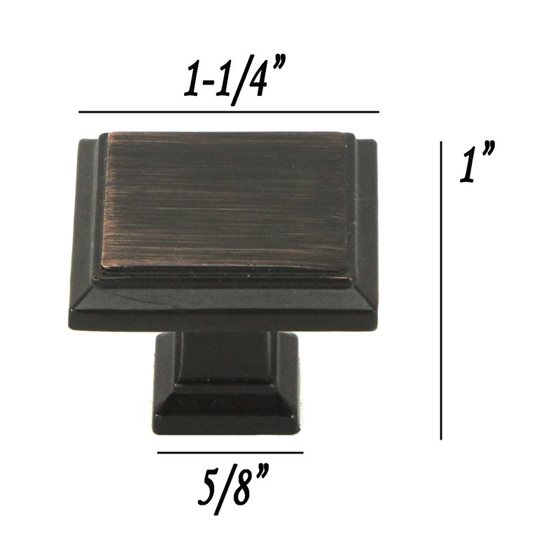 Paquet multiple de laiton carré huilé 1-1 / 4 po Roma