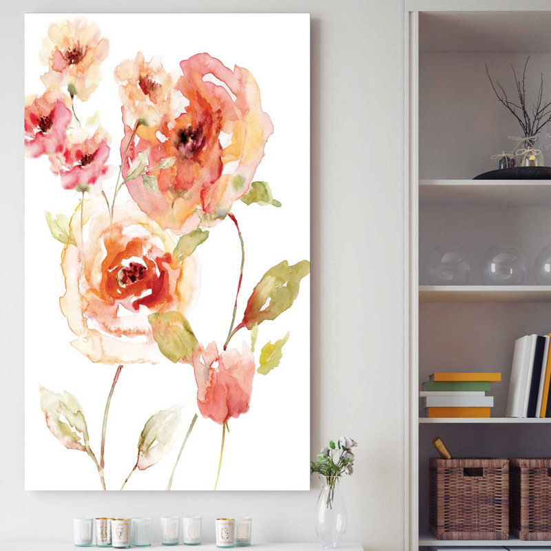 «Translucent II», reproduction de peinture à l'aquarelle, H 30 po x l 18 po x P 1 po, Toile tendue