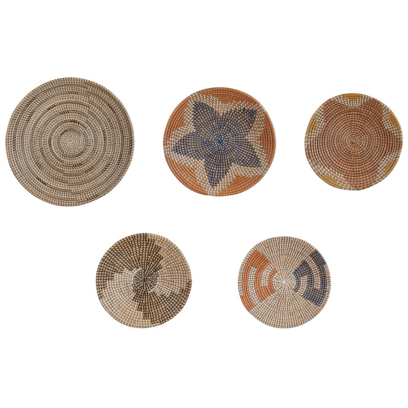 Parore Handmade Boho Ornament Wall Decor on Fabric