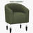 Upholstered Accent Chair Fabric Club Chair-106296589