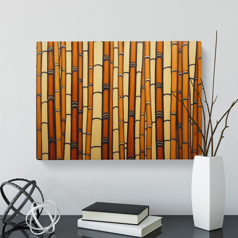 Bright Bamboo Forest - Wrapped Canvas, 50cm H x 76cm W x 3cm D
