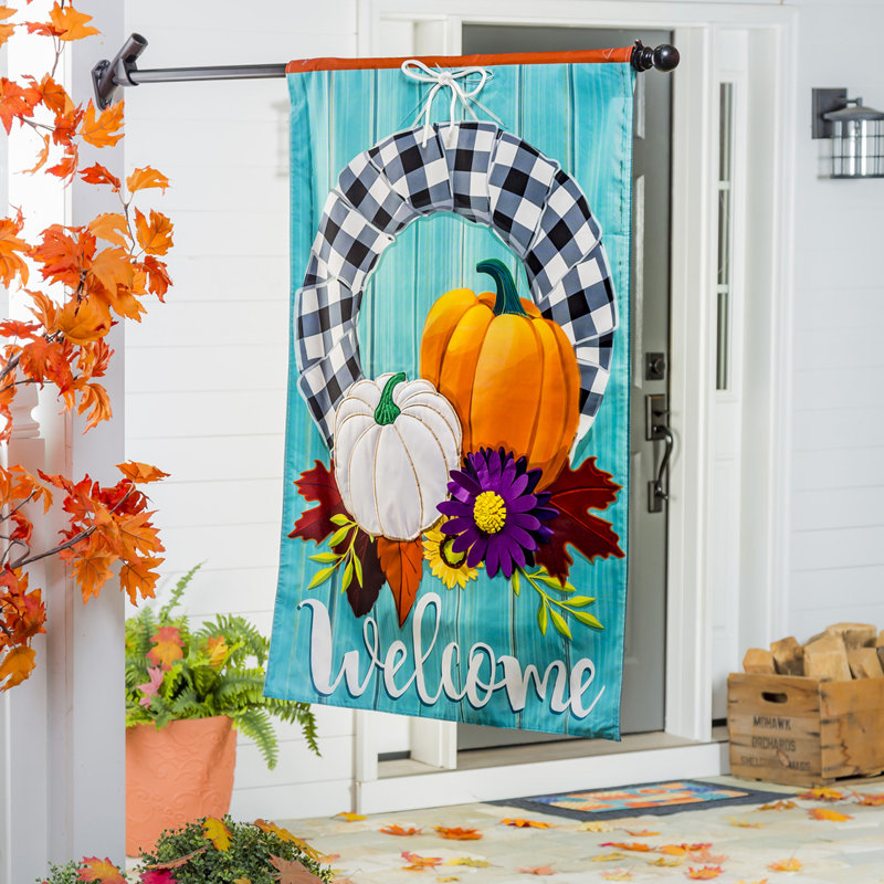 Easher Double Sided Linen House Flag, 44" H x 28" W