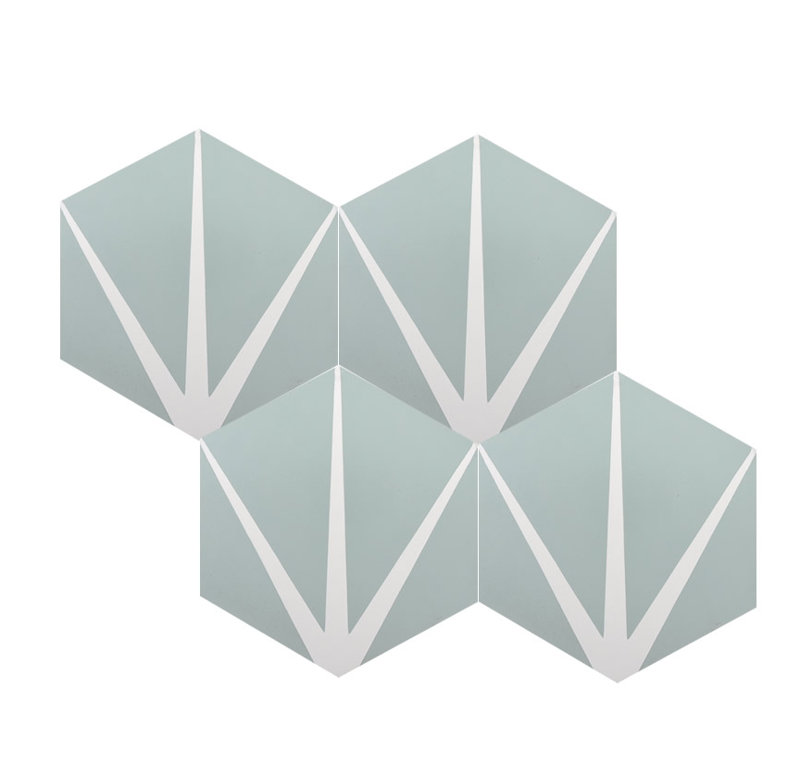 Menara 8" x 9" Cement Wall & Floor Tile