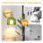 Battery Operated Wall Sconces With Remote Control With Green Tulip Glass Lampshade (Set Of 2)-2035062632-2035062636