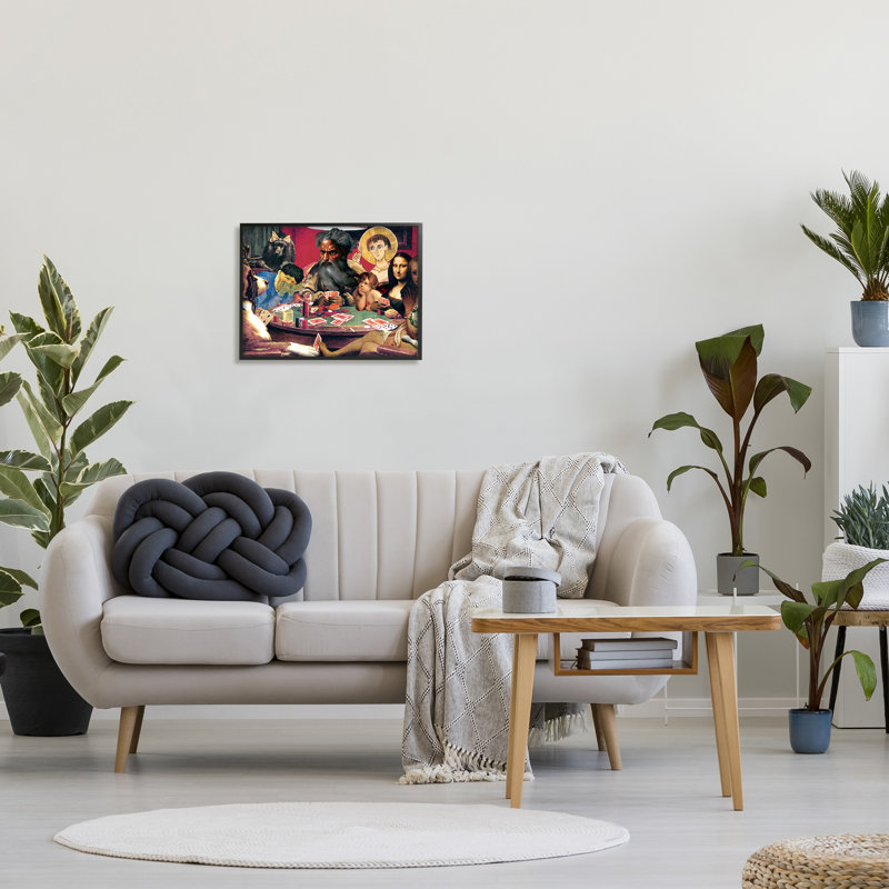 «Funny Classics Collage» encadré sur bois par Barry Kite, Giclée encadrée noir minuit, H 16 po x l 20 po x P 1,5 po