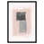 Cadre cube noir mat