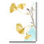 Reproduction d’art sur toile tendue « Ginkgo on Dusty Teal IV »-1264458976