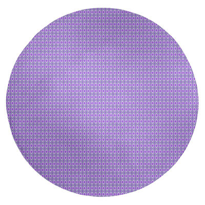 Tapis de zone mauve losanges arrow