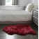 Haghni Handmade Sheepskin Red Area Rug